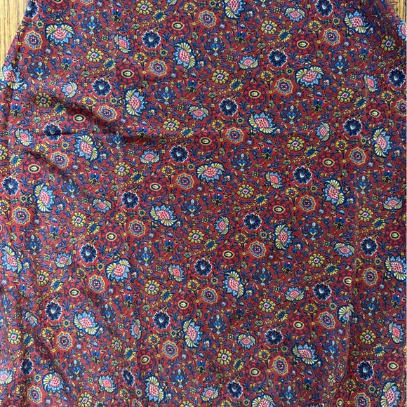 DÔEN Beatriz Floral Silk Maxi Dress in Rouge Riviera Medallion - Size XS - NWT - Picture 2 of 6